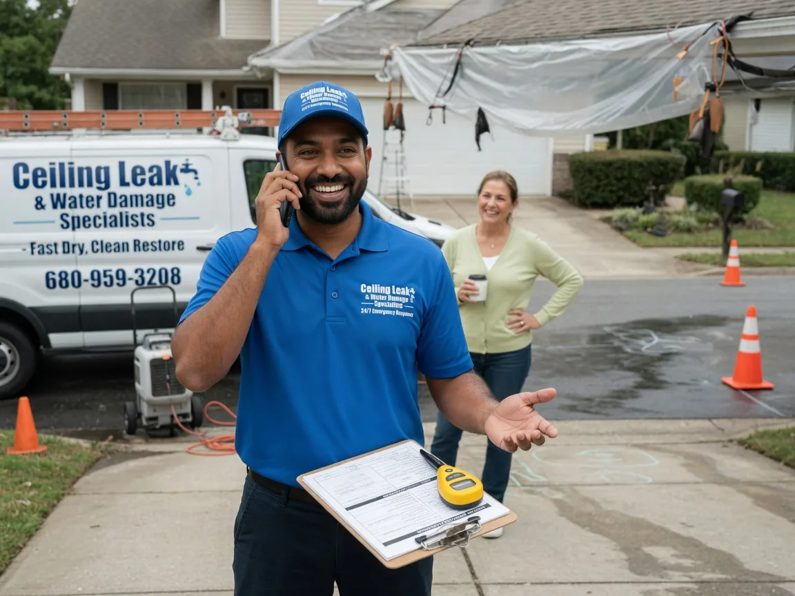 Ceiling Leak Cleanup Greenwood, AR FAQs